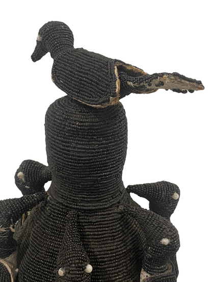 Yoruba Royal Crown - (23.3) Black