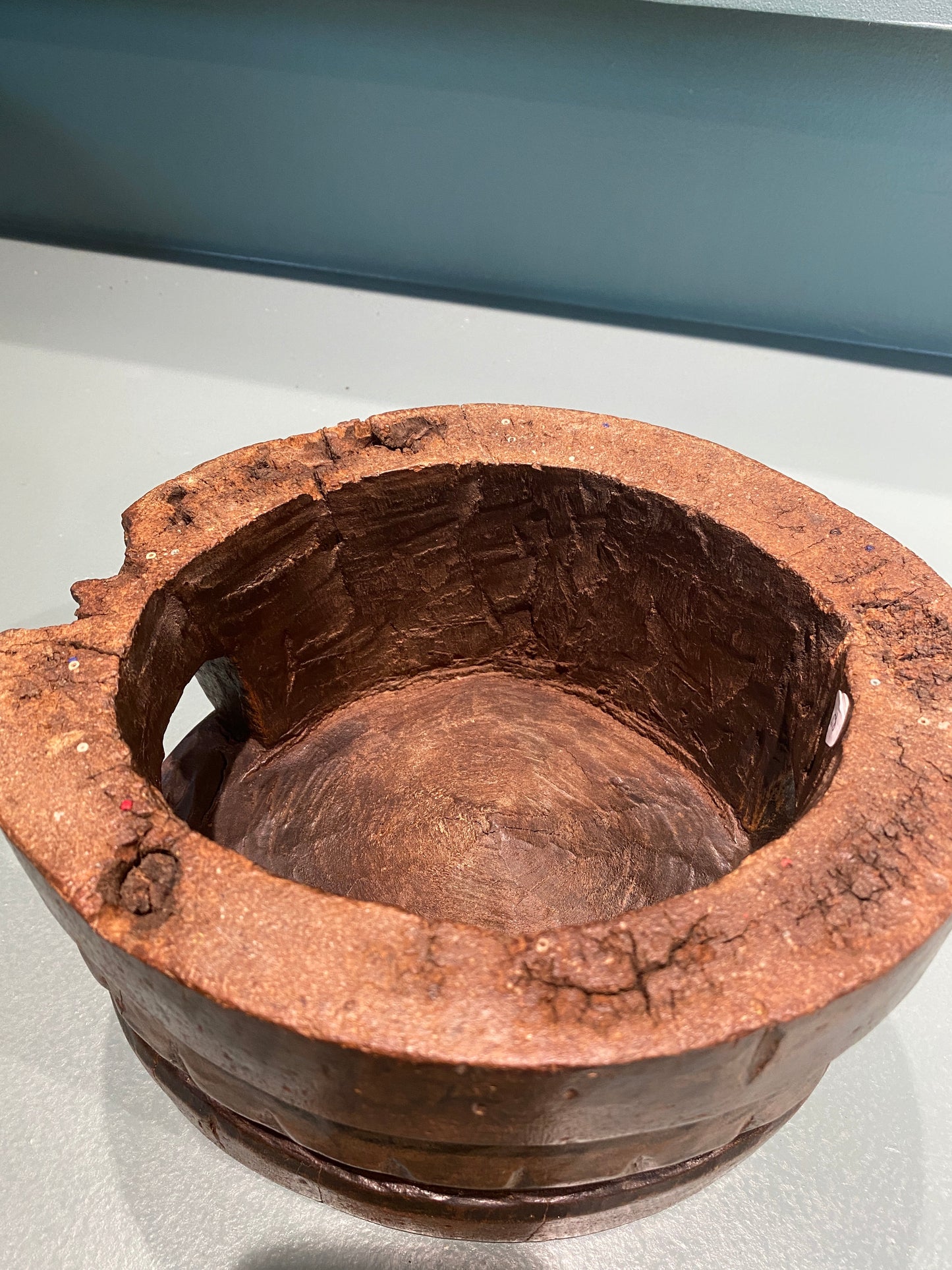 Yoruba hand carved stool - (04)