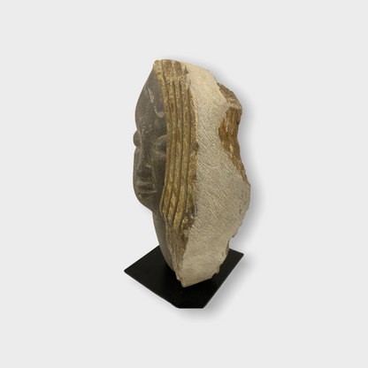 Stone head sculpture by Rizimu Chiwawa Zimbabwe (3003)