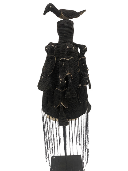 Yoruba Royal Crown - (23.3) Black