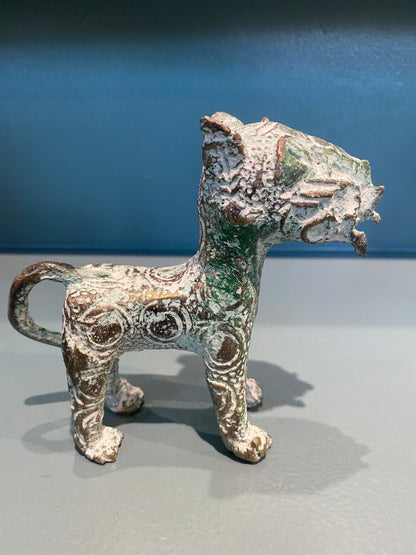 Benin Leopard sculpture - Bronze (56.02)