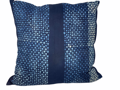 Indigo/Baule Cloth Cushions 60x60cm