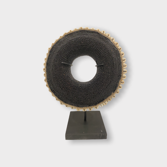 Cameroon beaded bracelet - (88.4) Black