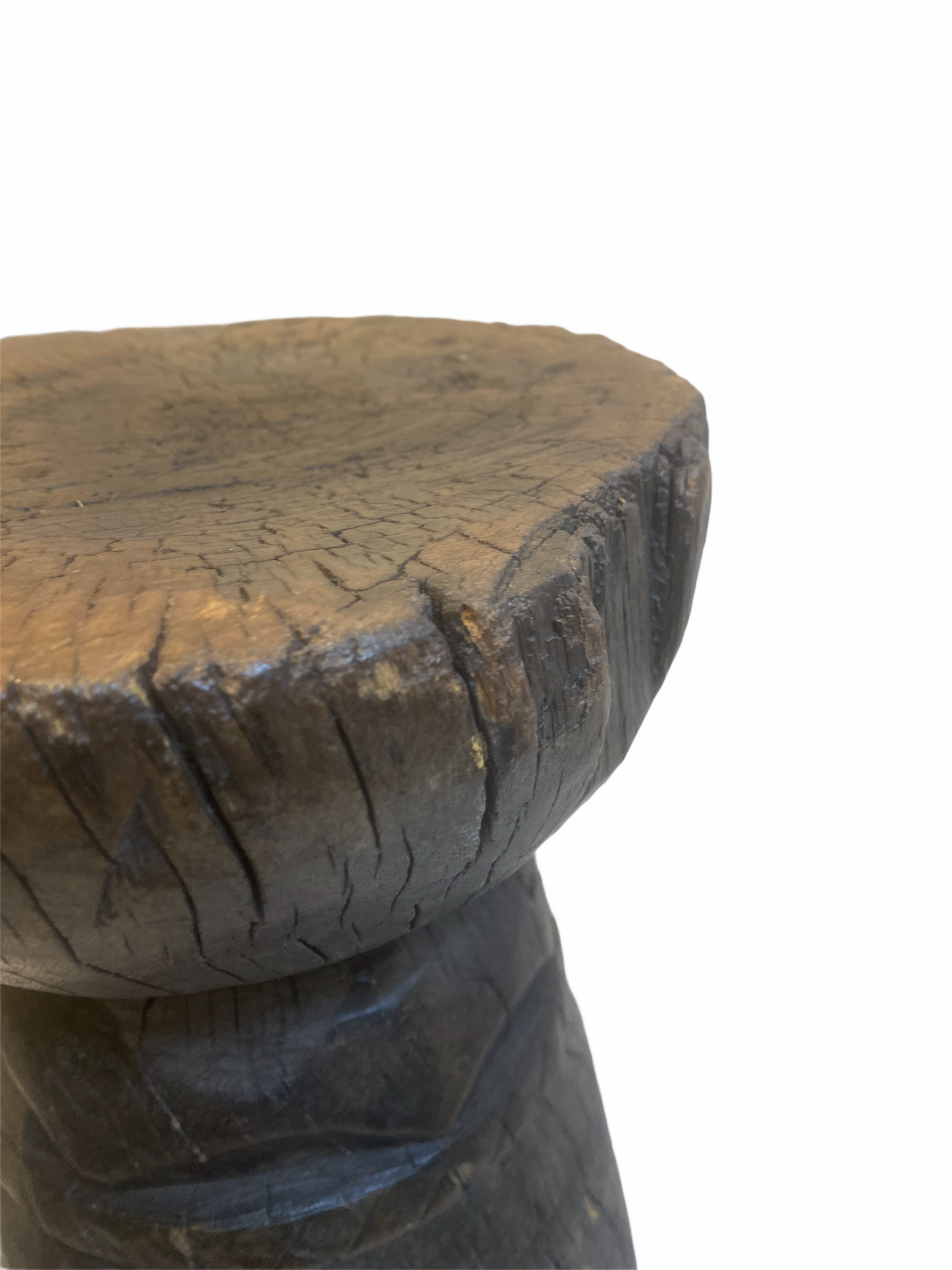 Lozi Grain Stomper (2) Stool/Side Table - Zambia