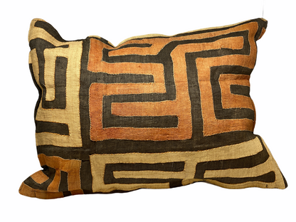 African Kuba cloth cushion 50x70cm
