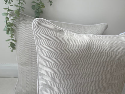 The Couture Cushion - The Outdoor Taupe Kady - Style No. 90