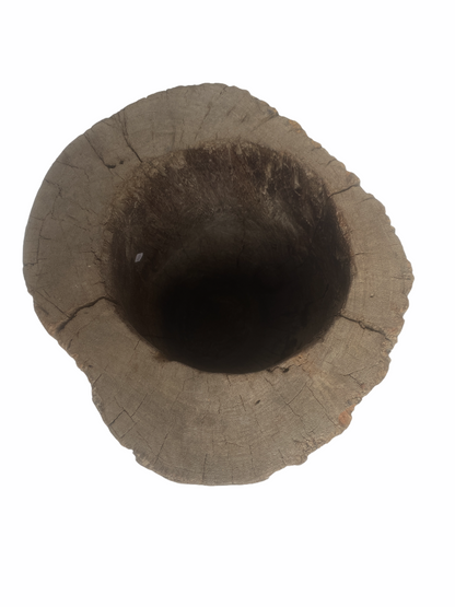 African Grain Stomper Stool/Side Table - Zambia