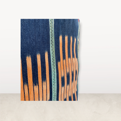 Indigo/Baule Cloth Cushions 50x50cm