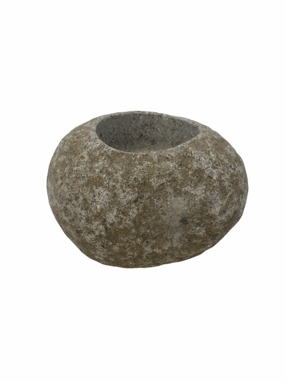 Zimbabwe Stone carved Tea Light holder - S