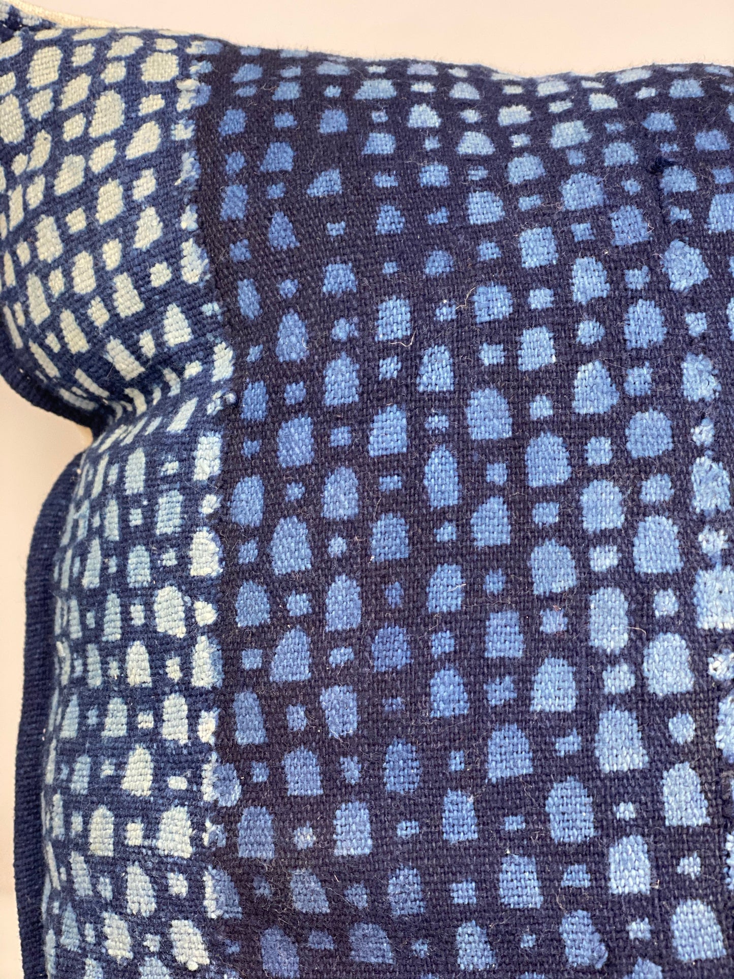 Indigo/Baule Cloth Cushions 60x60cm