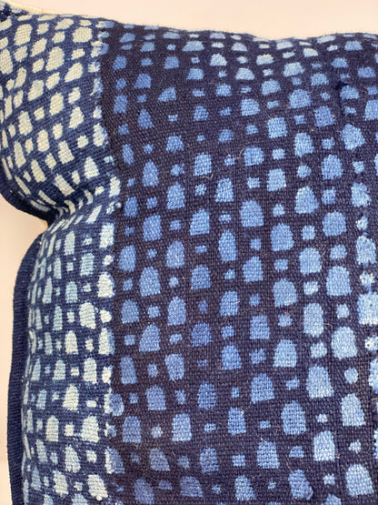 Indigo/Baule Cloth Cushions 60x60cm