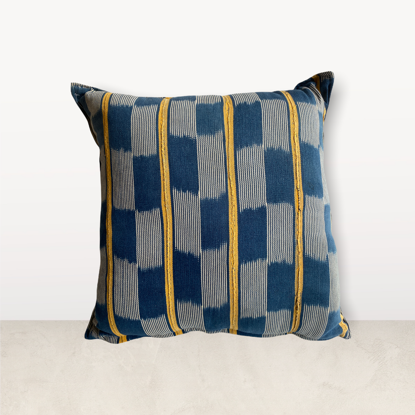 Indigo/Baule Cloth Cushions 50x50cm
