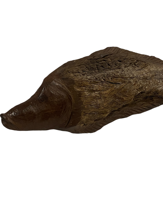 Driftwood Hand Carved Fish - (13.4) Large