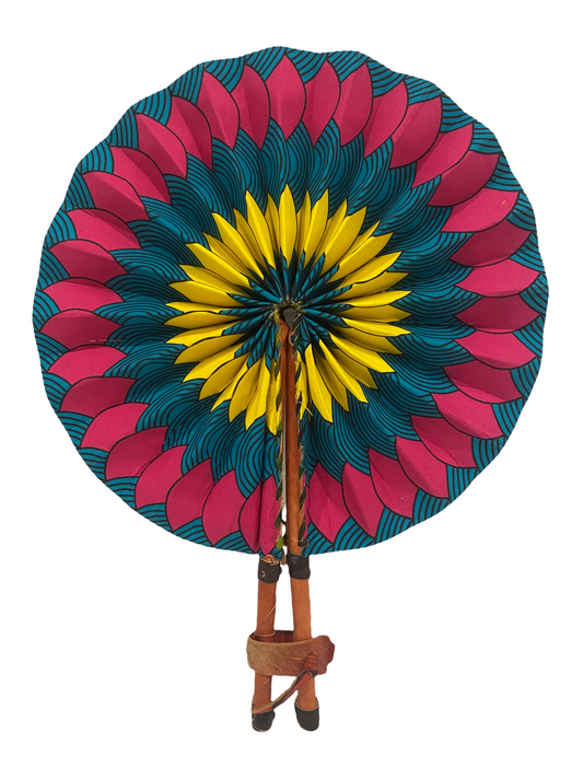 Ghana Fan - Pink/blue (TR9.20)