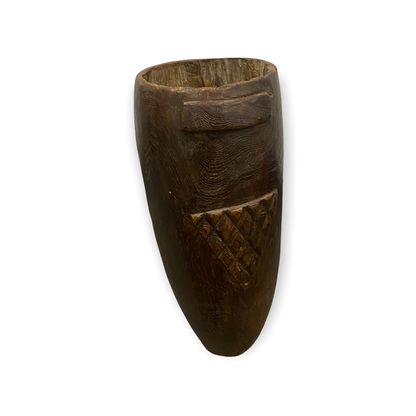 Zulu Milk Jug - hand carved (03)