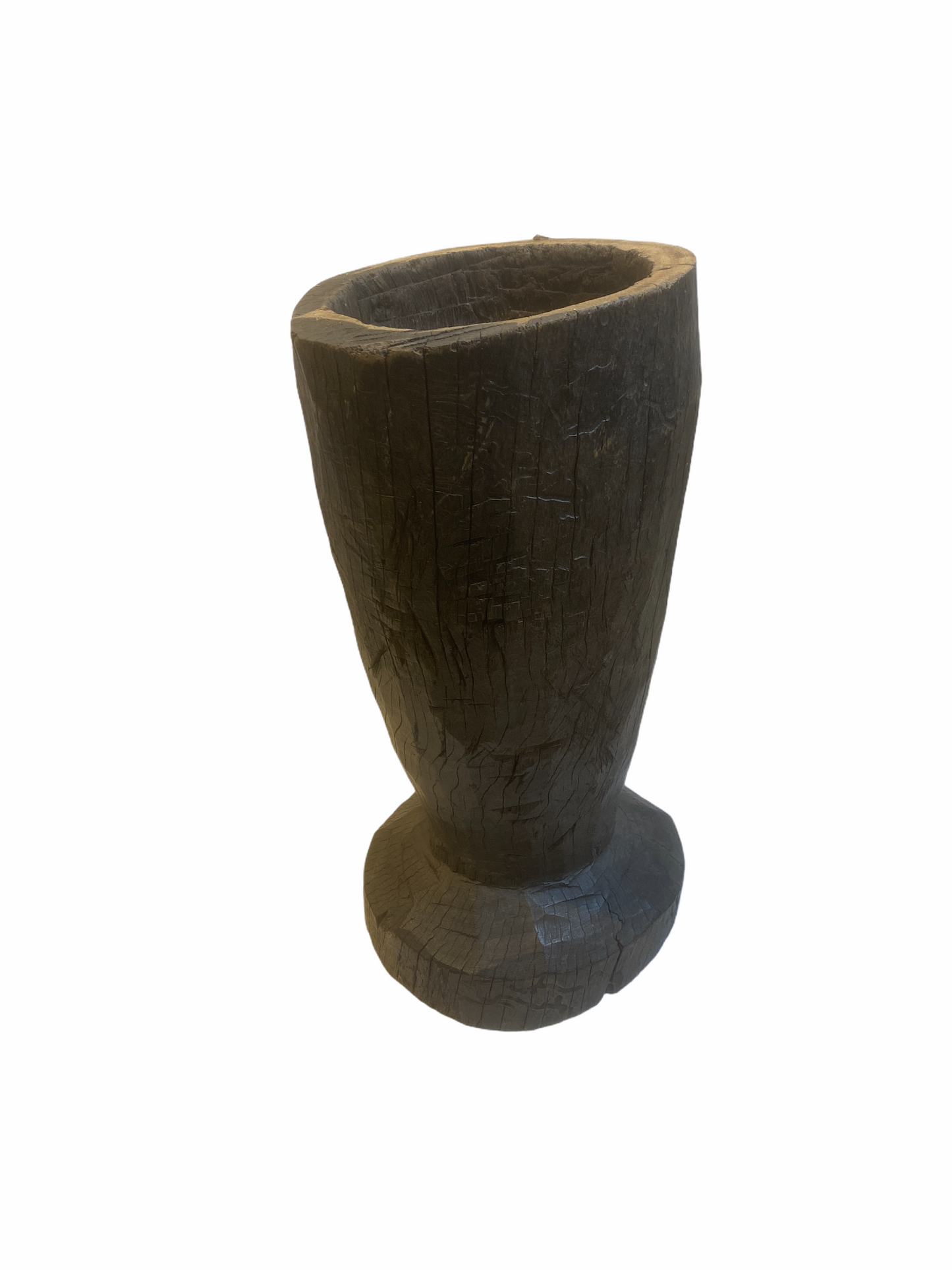 Lozi Grain Stomper Stool/Side Table (1) - Zambia