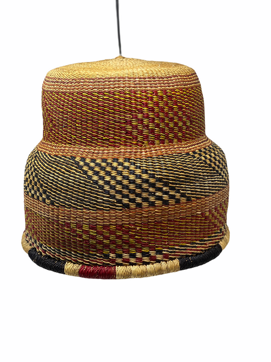 Hand Woven Basket Light