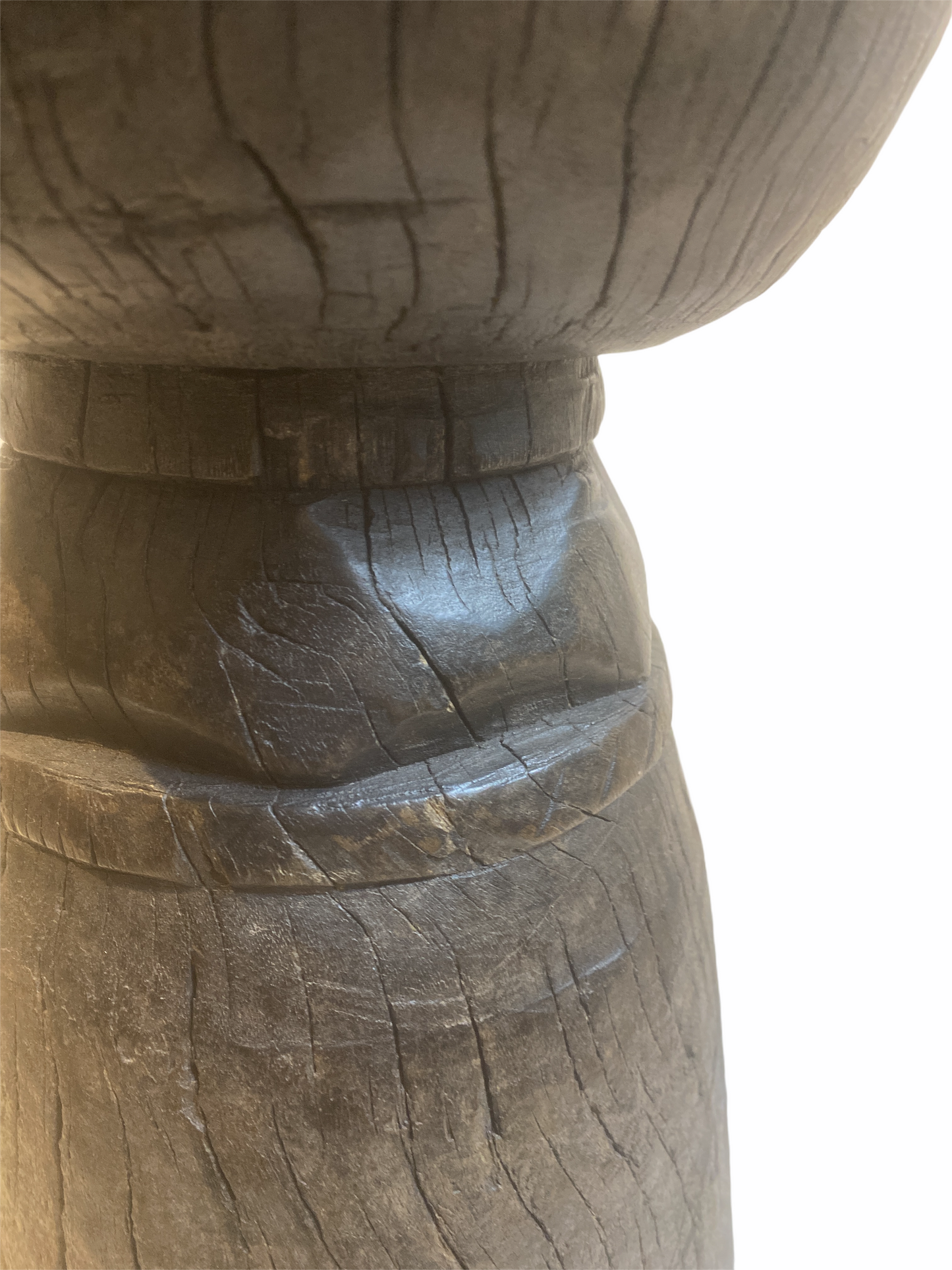 Lozi Grain Stomper (2) Stool/Side Table - Zambia