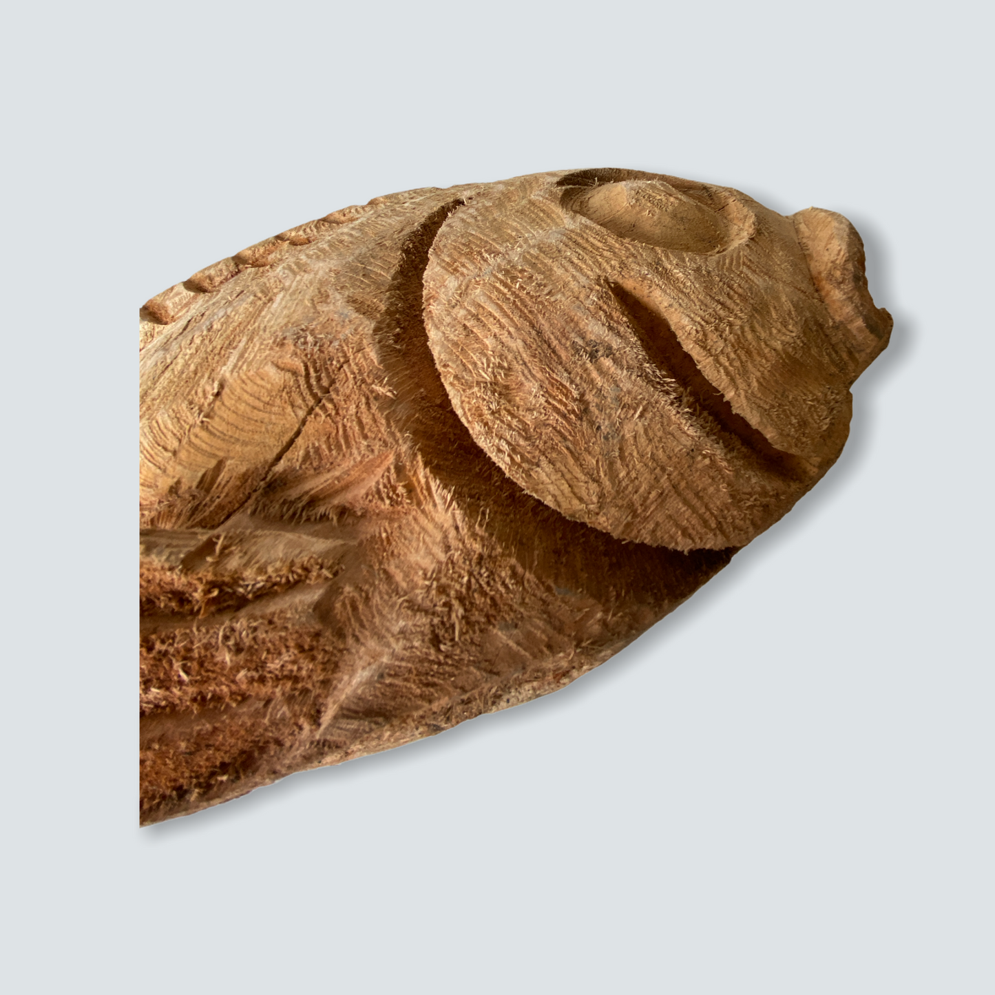Mozambique hand carved Fish sculpture -XS (01)