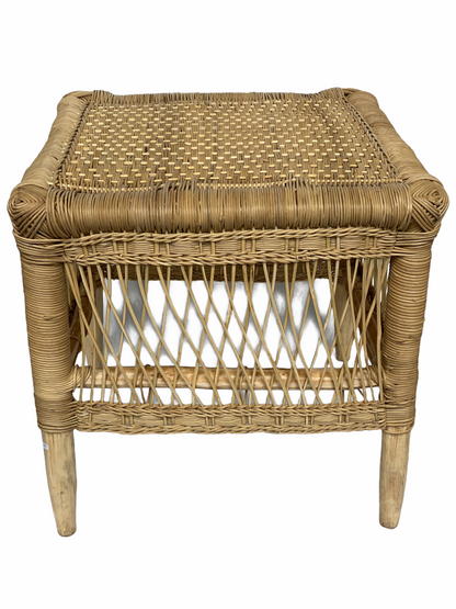 Malawi Rattan side table - handmade