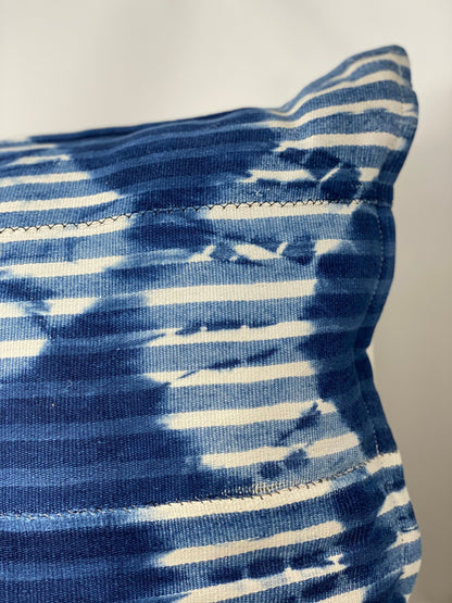 Indigo/Baule Cloth Cushions 60x60cm