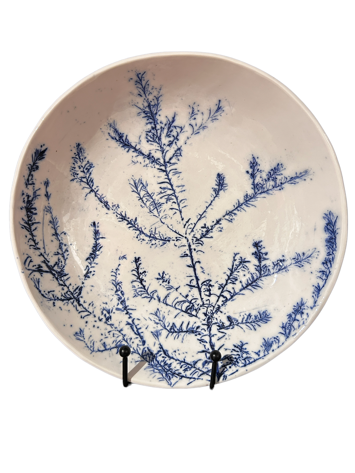 Cobalt Blue Fynbos Ceramic Plate