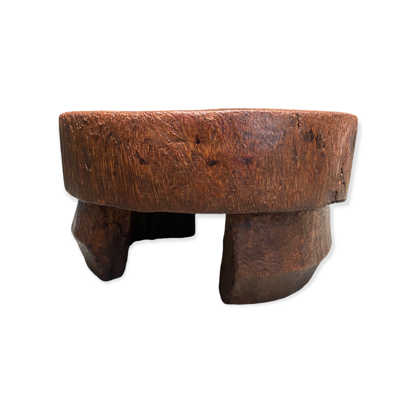Yoruba hand carved stool - (05)