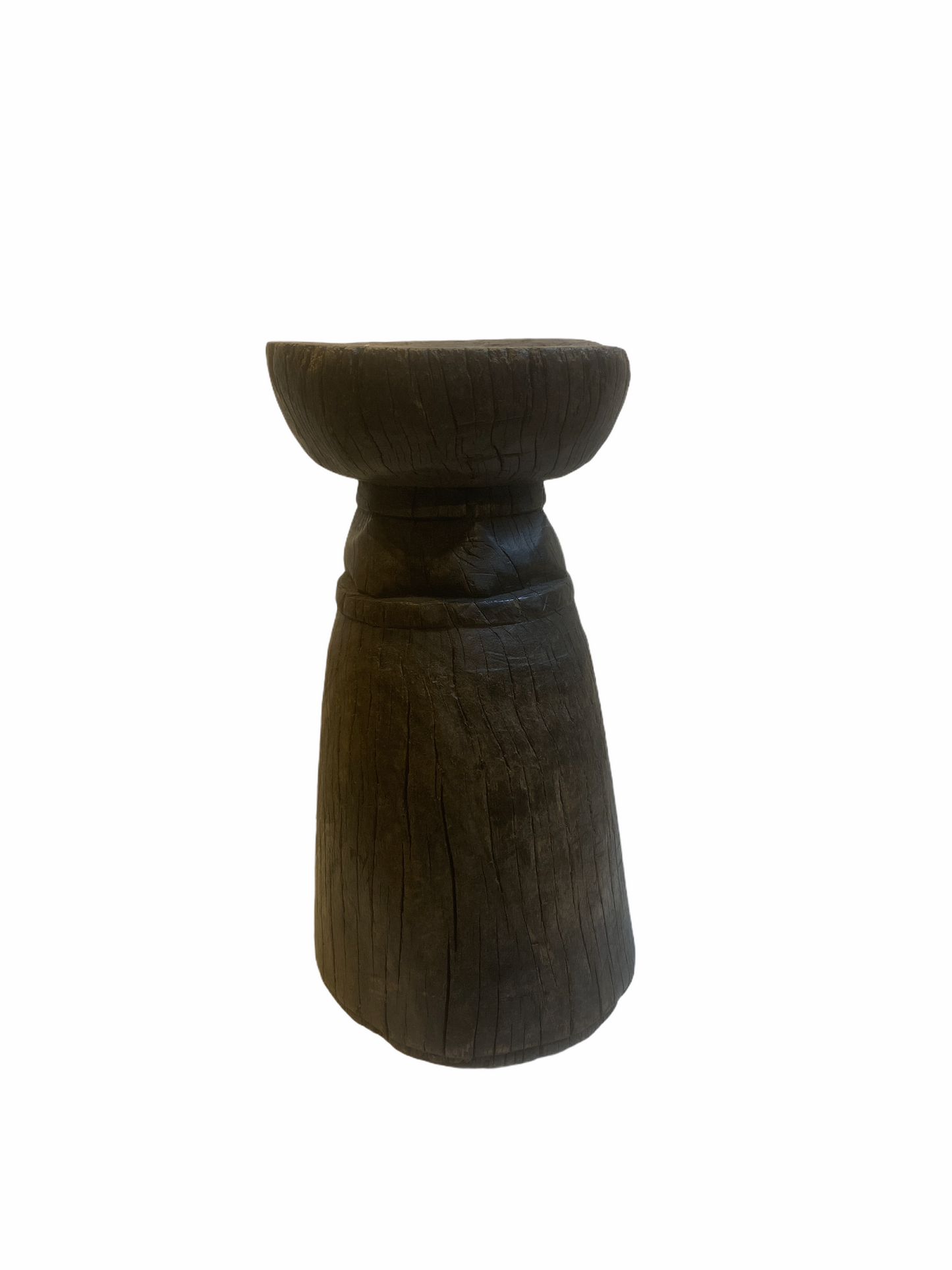 Lozi Grain Stomper (2) Stool/Side Table - Zambia