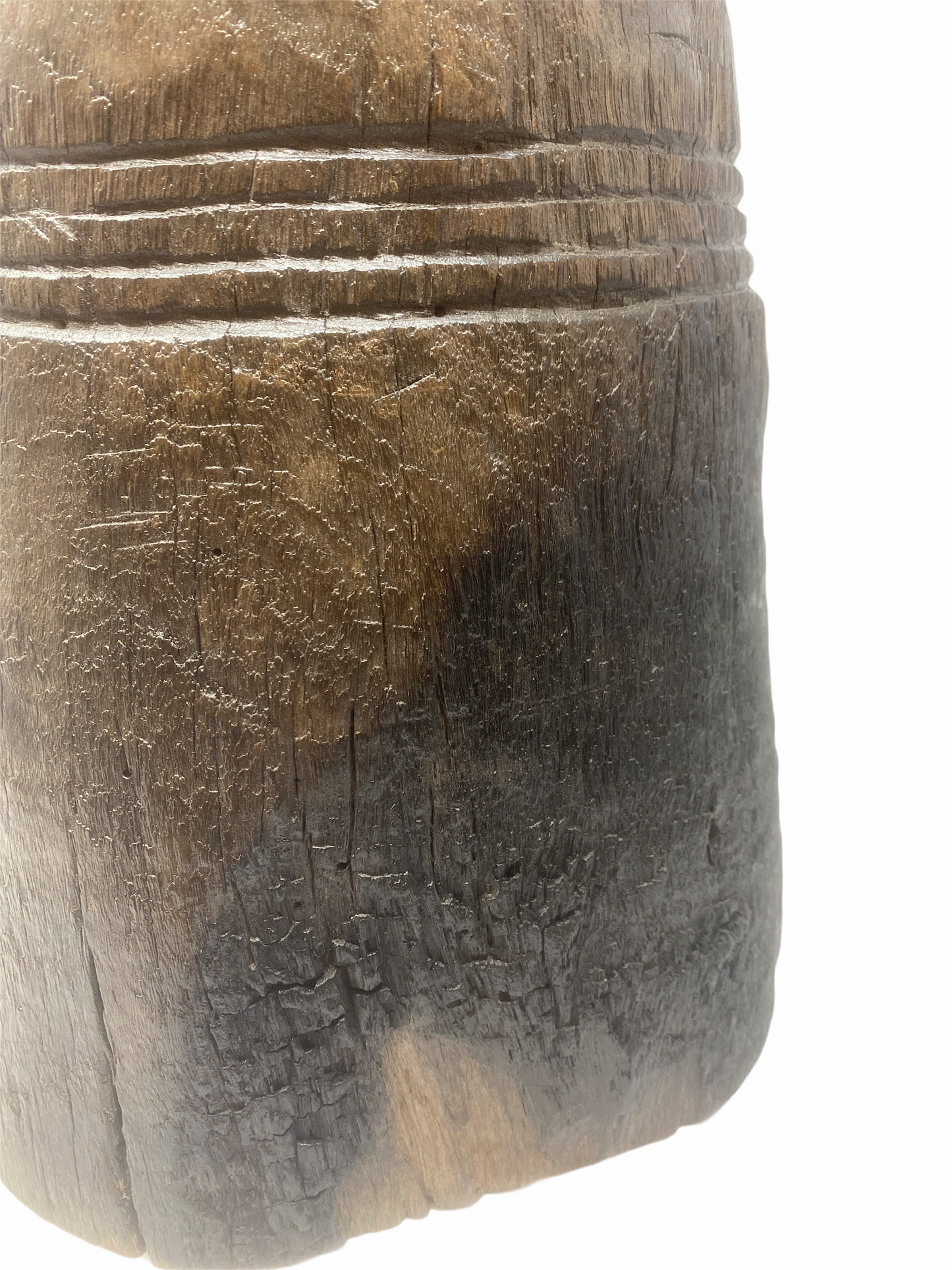 Lozi Grain Stomper Stool/Side Table (4)- Zambia