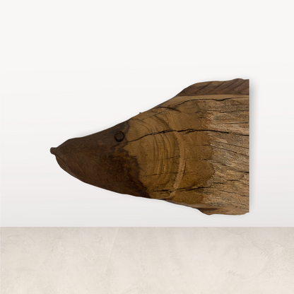 Driftwood Hand Carved Fish - (L11.3)