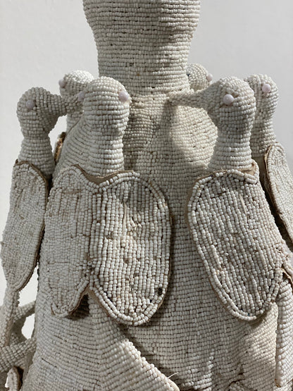 Yoruba Royal Crown - White