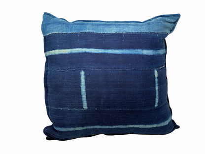 Indigo/Baule Cloth Cushions 50x50cm