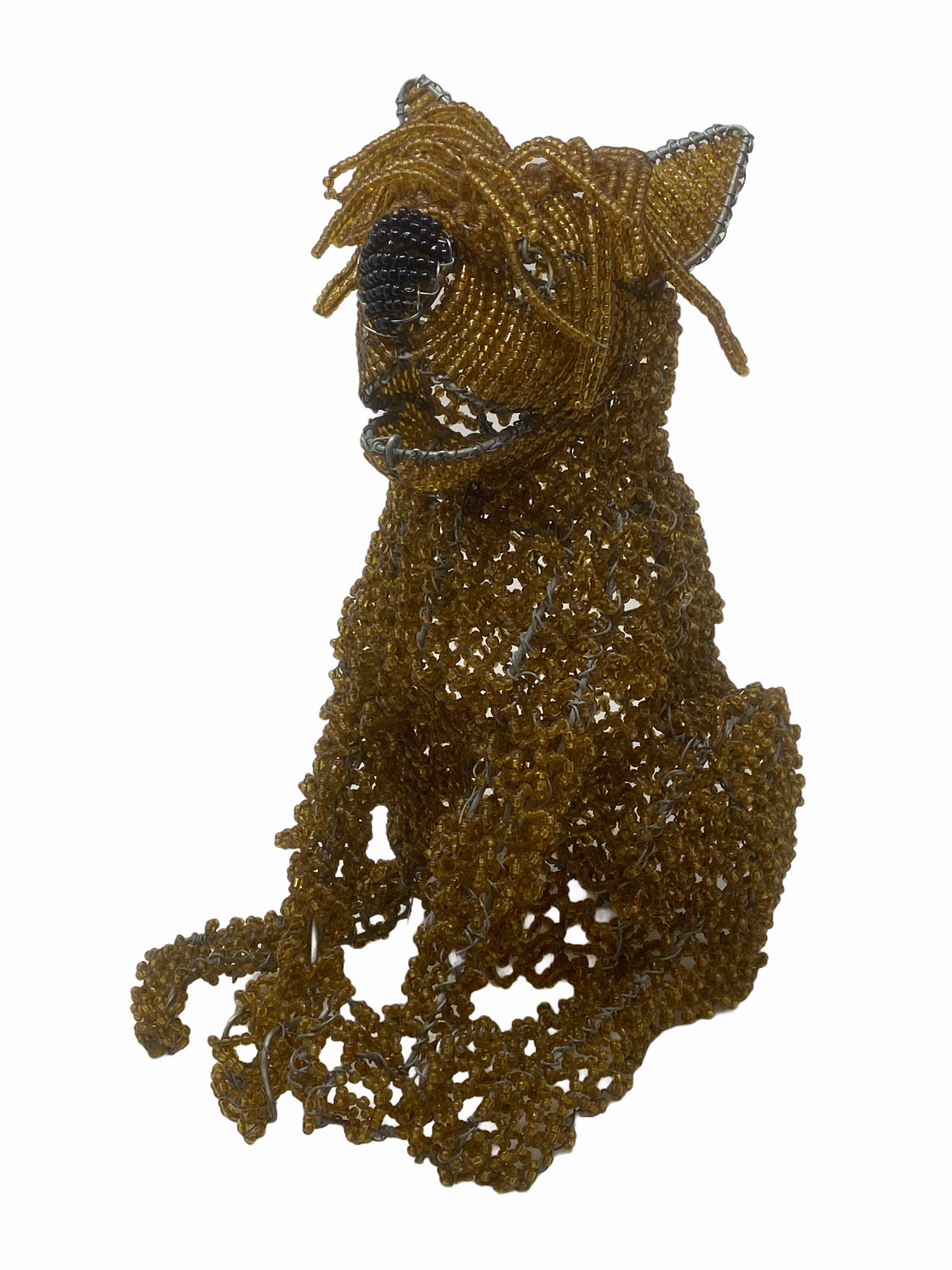 Yorkshire Terrier - Beaded Sculpture