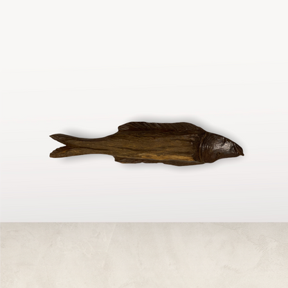 Driftwood Hand Carved Fish - (S01.4)