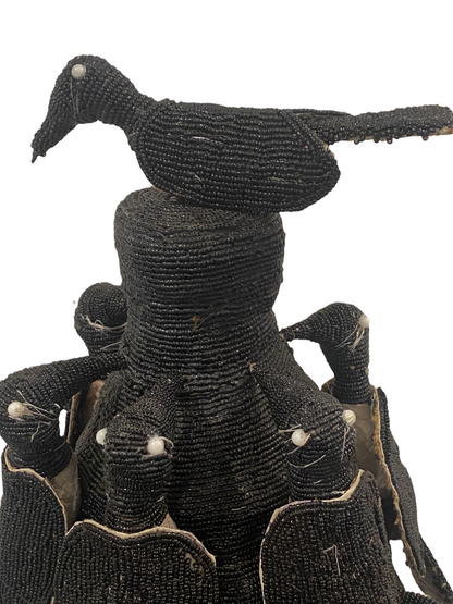 Yoruba Royal Crown - (23.2) Black