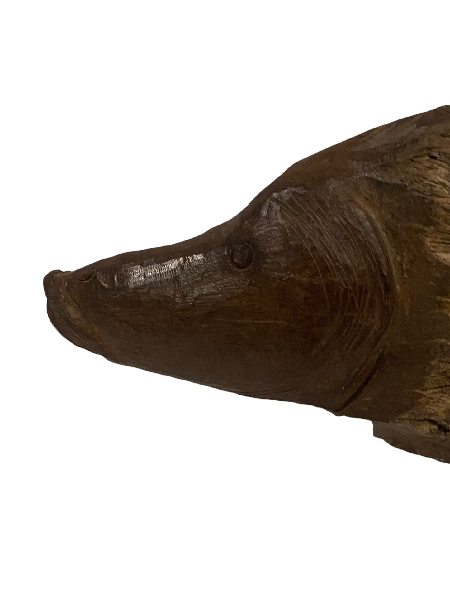 Driftwood Hand Carved Fish - (13.4) Large