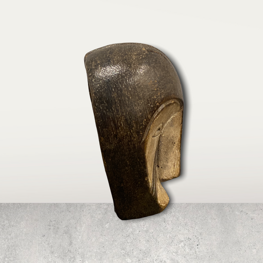 Small African mask on stand