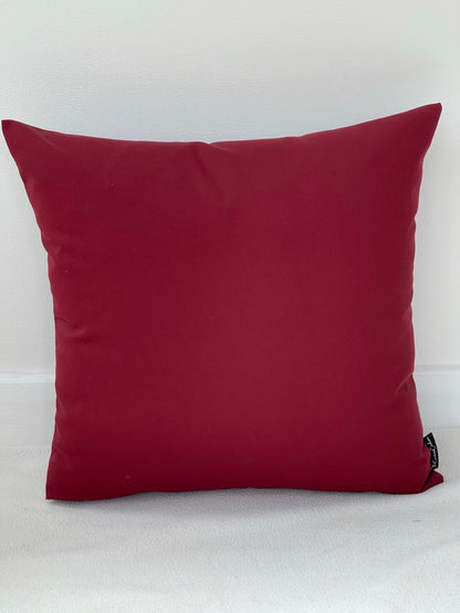The Couture Cushion - The Outdoor Burgundy Nadine - Style No. 91