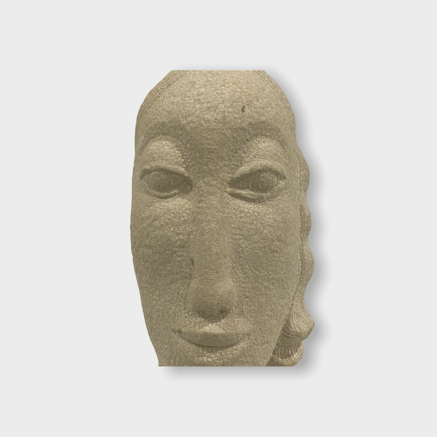 Stone head sculpture by Rizimu Chiwawa Zimbabwe (3103)