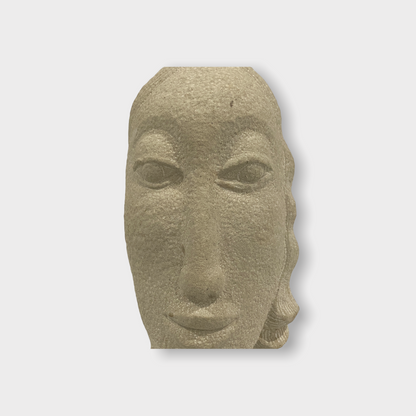 Stone head sculpture by Rizimu Chiwawa Zimbabwe (3103)