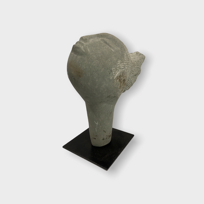 Stone head sculpture by Rizimu Chiwawa Zimbabwe (3008)