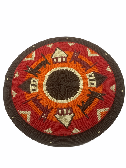 Zulu Telephone Wire Plates 32cm