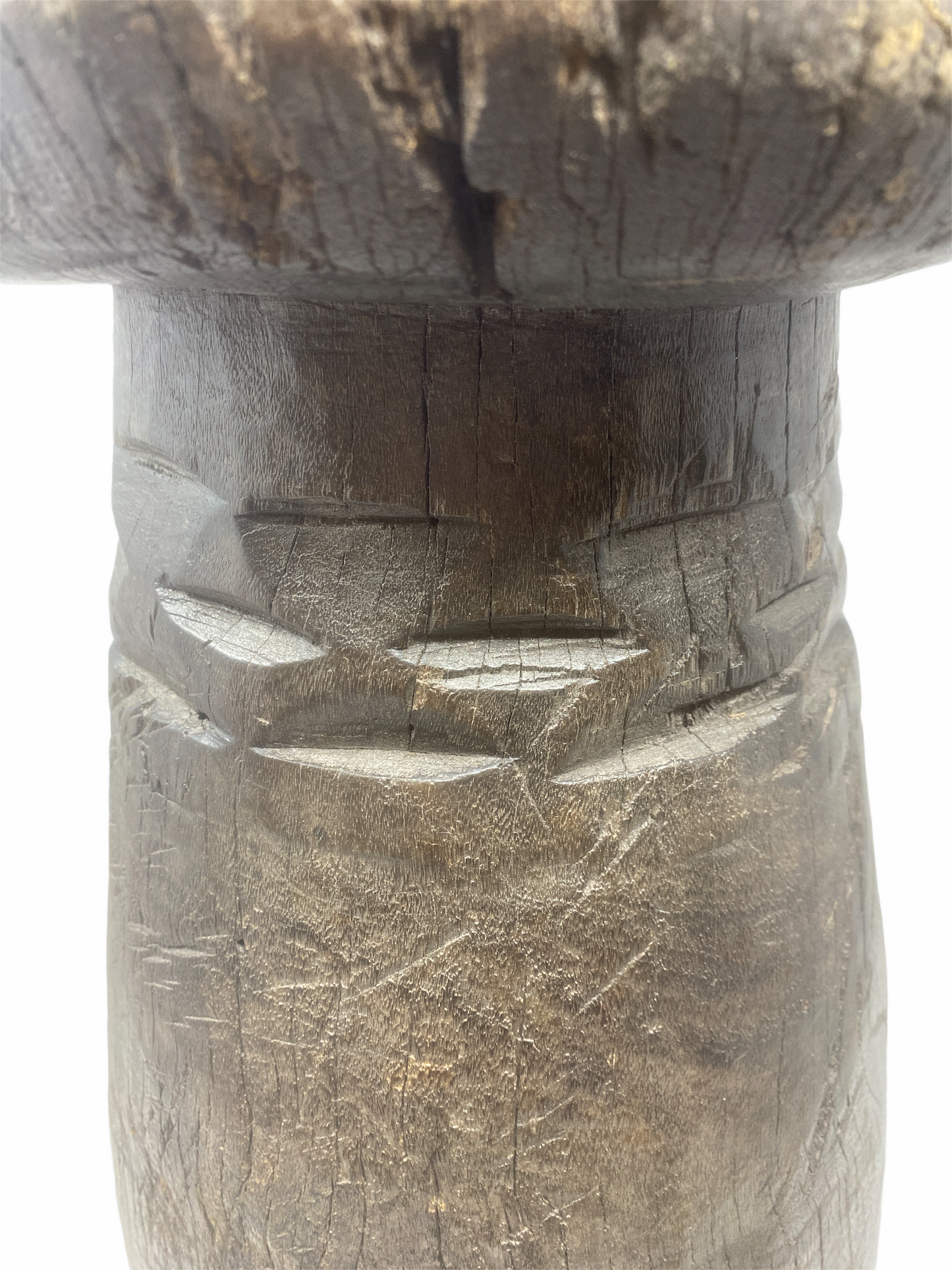 Lozi Grain Stomper (2) Stool/Side Table - Zambia