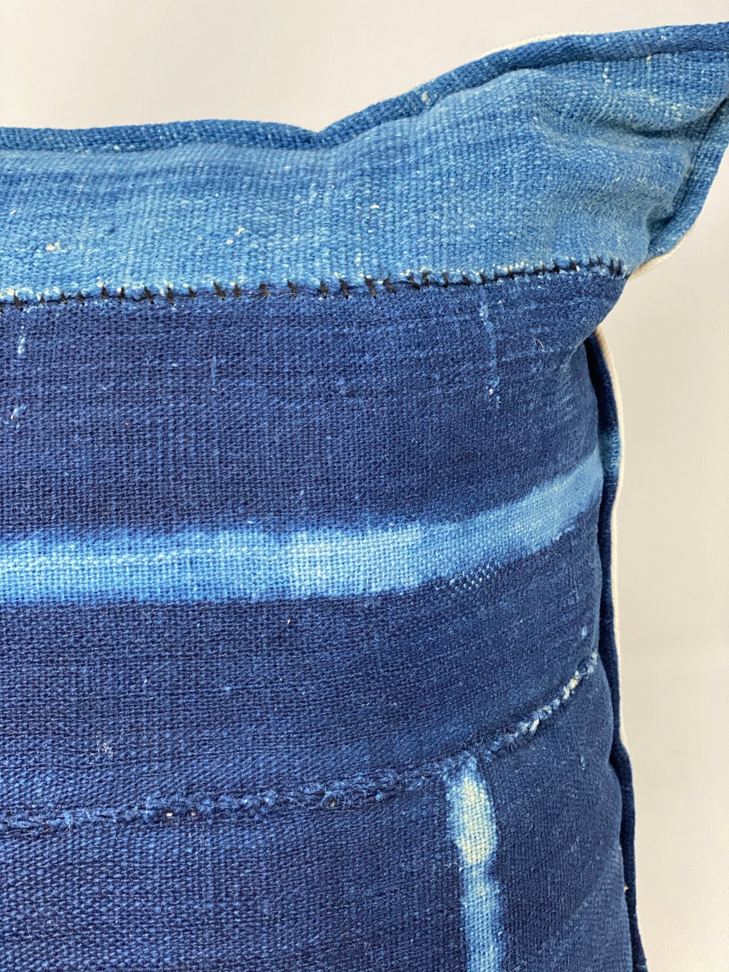 Indigo/Baule Cloth Cushions 50x50cm