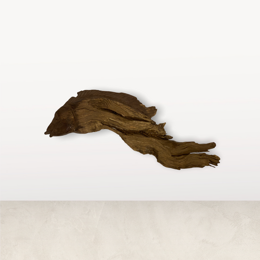 Driftwood Hand Carved Fish - (M1.5)