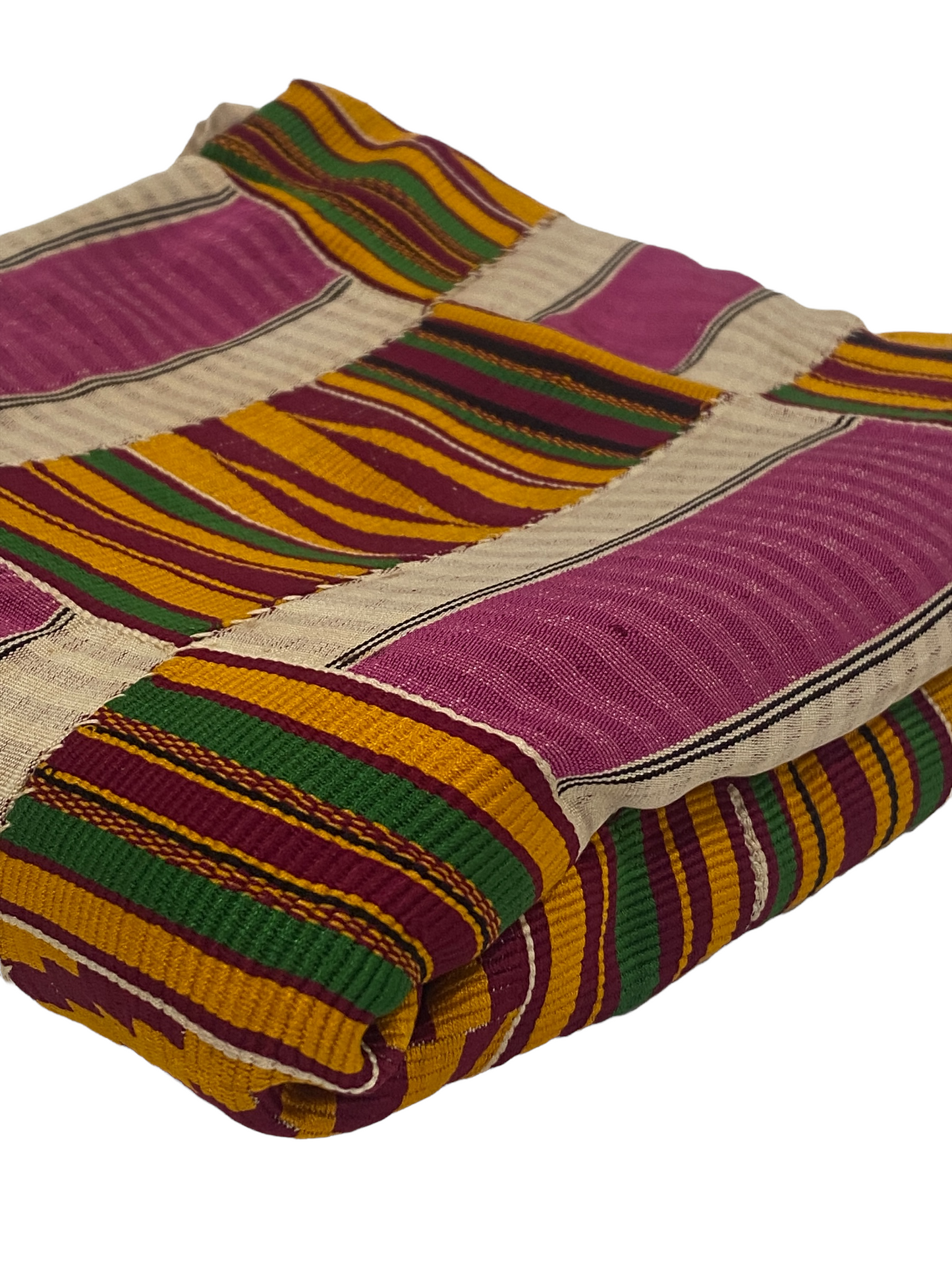 Kente cloth Pink & Orange (107.2)