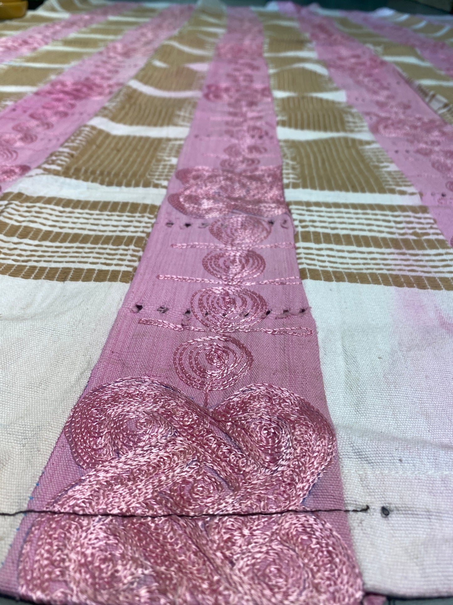 Aso Oke cloth throw - 175x140cm (106.1)