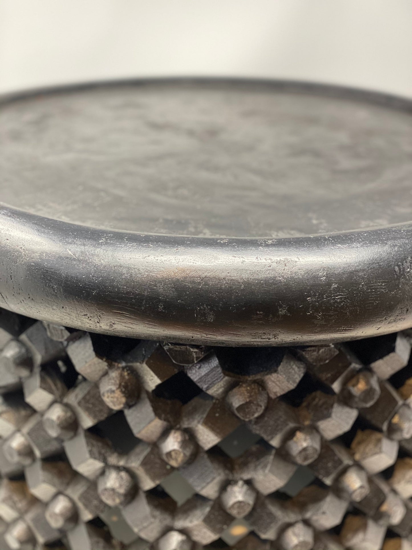 Bamileke Stool black - M - 50cm