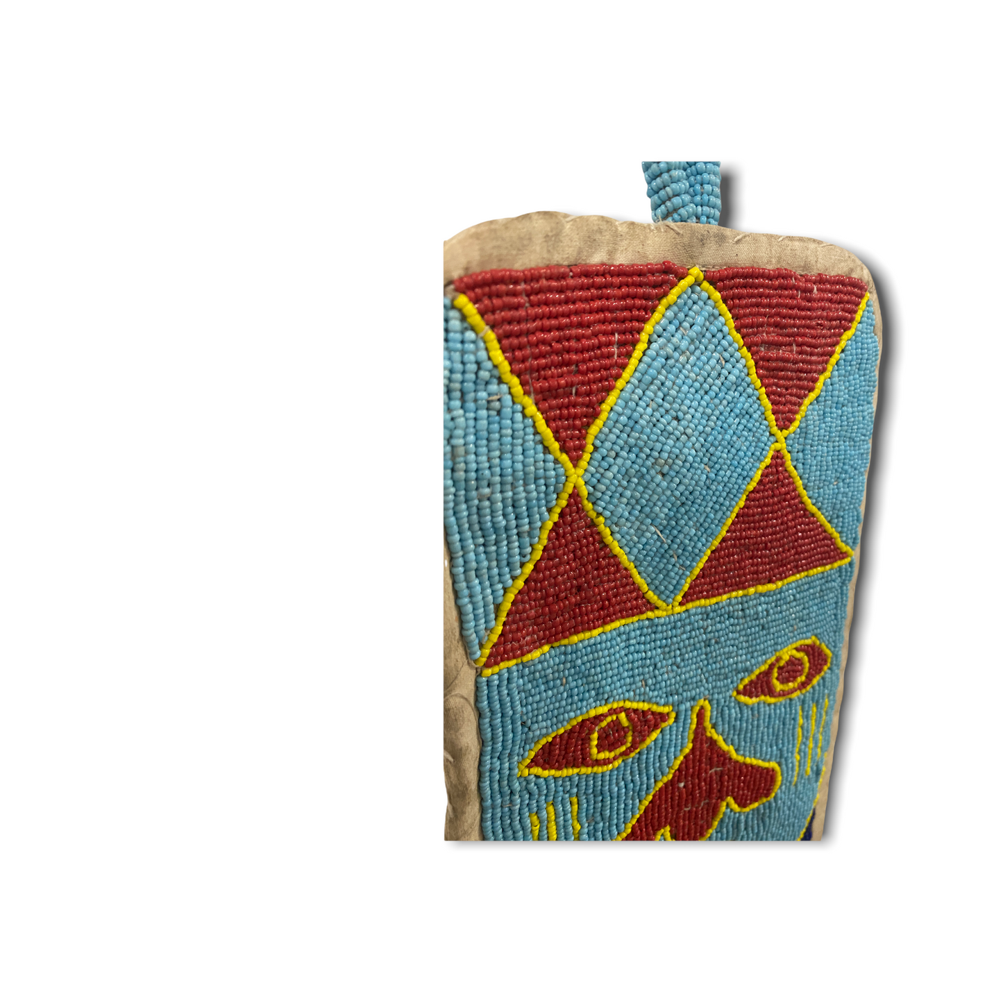 Yoruba Beaded Sash - Nigeria - Elephant (08)