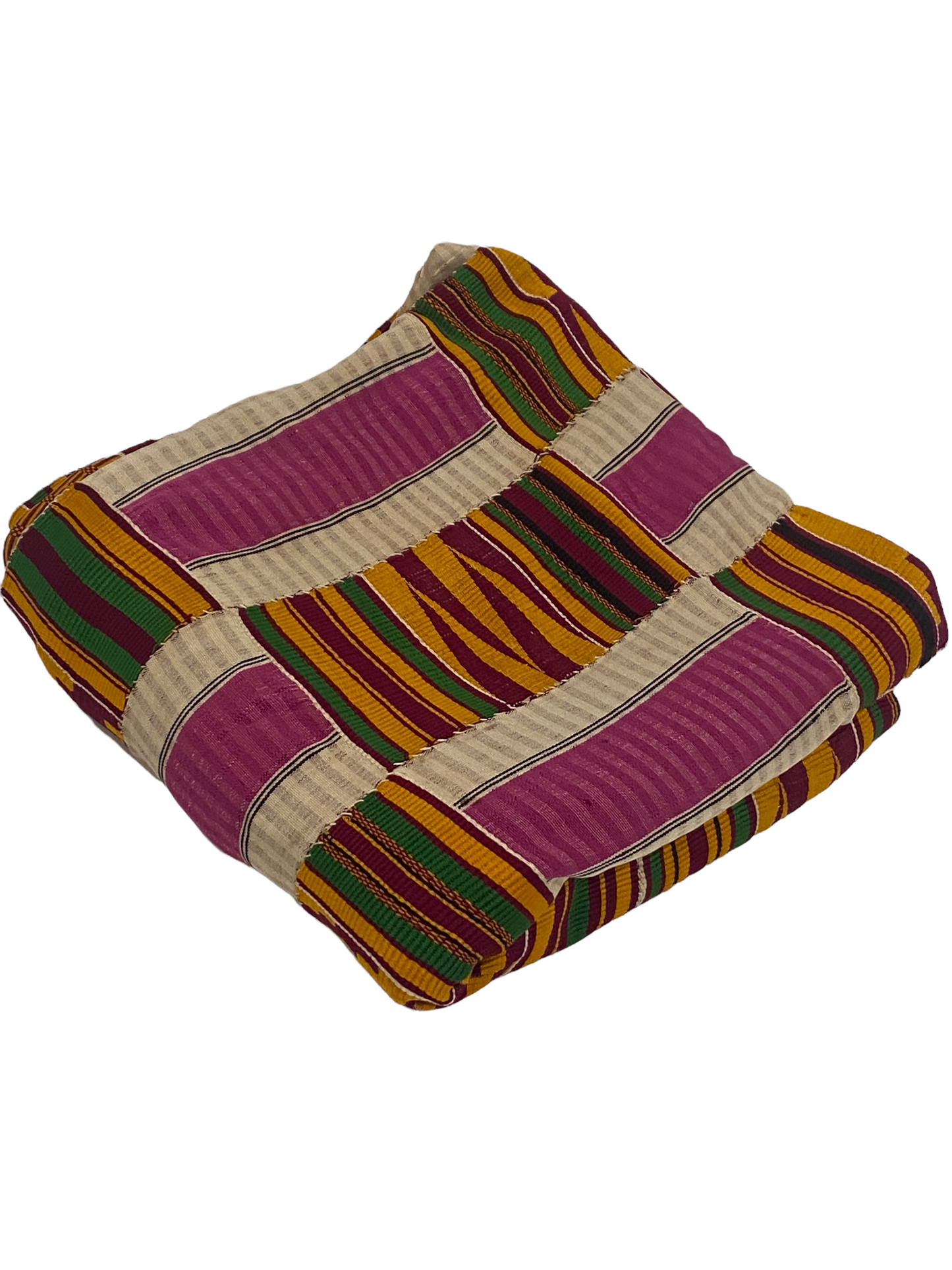 Kente cloth Pink & Orange (107.2)